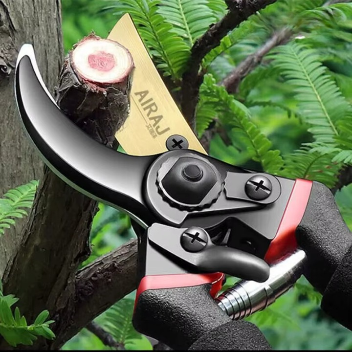 Professional Steel Garden Trimming Tool Curved Trimmer Plant Pruning Scissors