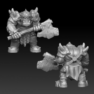 Orcs D&D Onmioji  28mm 32mm