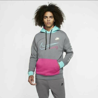 Nike Sportswear Club Miami South Beach Men Hoodie Colorblock