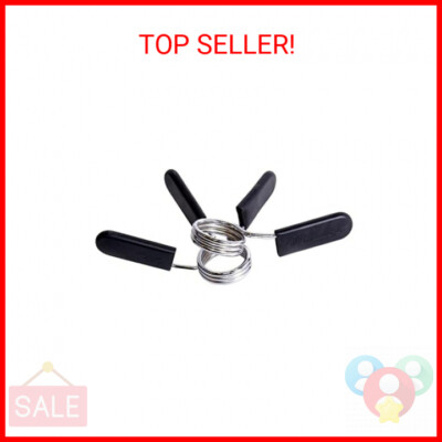 CAP Barbell Olympic 2-Inch Spring Clip Collars, Pair, Olympic