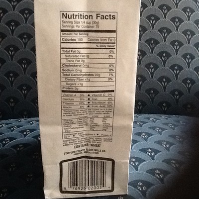 Hudson Cream Flour Sack Stafford County Mills Kansas Paper Gift Bag (2 ct)