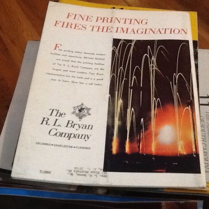 Sandlapper Magazine Aug 1968 Furman University SC Pottery Makers, Bethune