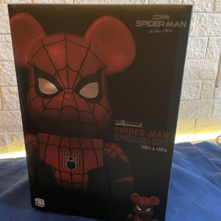 その他 BE@RBRICK SPIDER-MAN UPGRADED 100%&amp;400% BE @ RBRICK SPIDER-MAN UPGRADED SUIT 100% & 400% Bearbrick