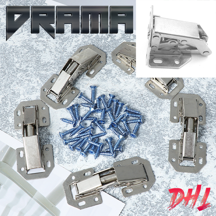 5x Topfscharnier Schrank Tür Scharniere Eckbeschlag Schrank Dämpfer