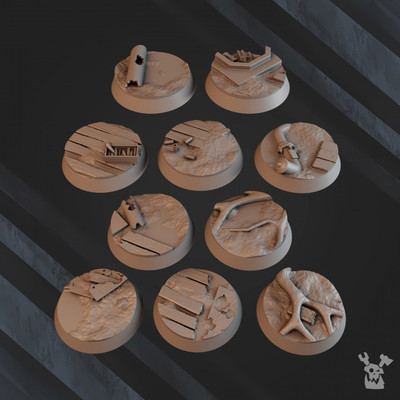 Green Hell Division Bases x10 | DakkaDakka | Grim Dark | One Page Rules