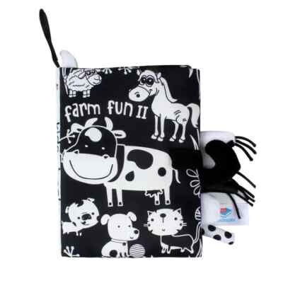 High Contrast Soft 3D Baby Books 0-24 Months Baby Toys