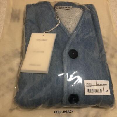 トップス OUR LEGACY CARDIGAN BABY BLUE MOHAIR Our Legacy - Cardigan Baby Blue Mohair | Our Legacy