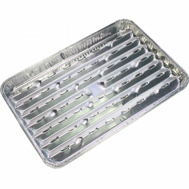 Grillschale Aluminium - Grillpfanne Grillen Alu Grillschalen 34 x 23 x 2,5 cm 