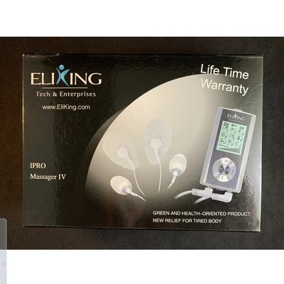 ELIXING IPRO MASSAGER IV electronic pulse massager. Open box. Complete set.