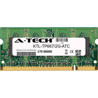 2GB DDR2 PC2-5300 667MHz SODIMM (Kingston KTL-TP667/2G Equivalent) Memory RAM