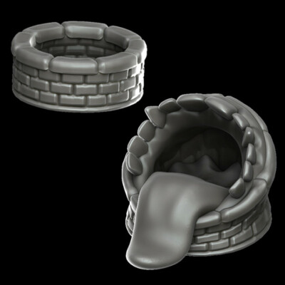 Well Mimic Manor! Dungeons and Dragons D&D Miniature