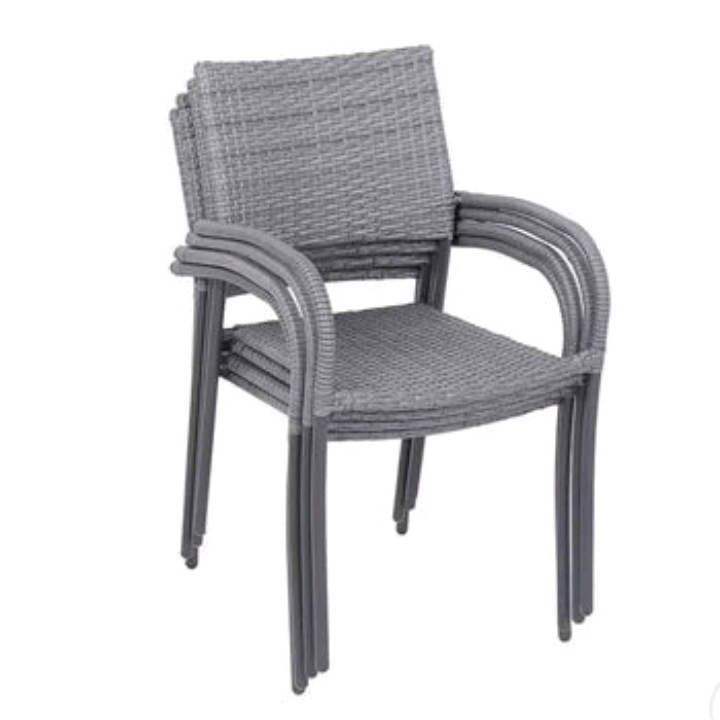 4X Bambrick Rattan Effect Woven Garden Dining Chairs in Coventry