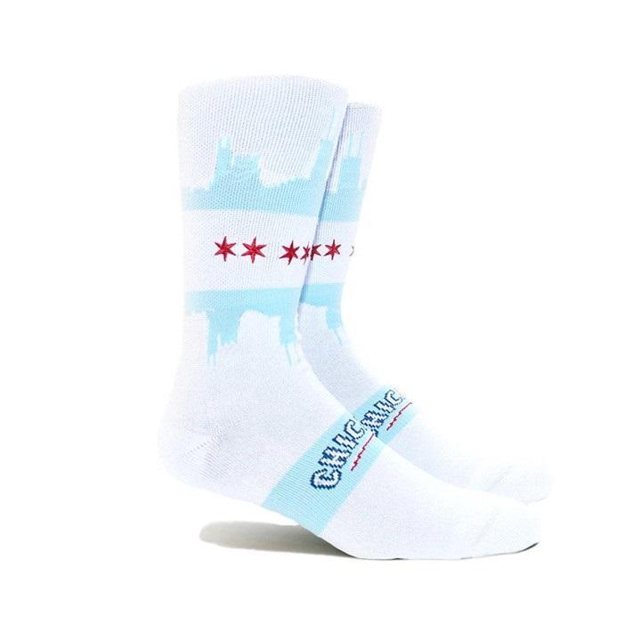 S Baseball Skyline Chi City Crew White Sky Blue Large Or Medium