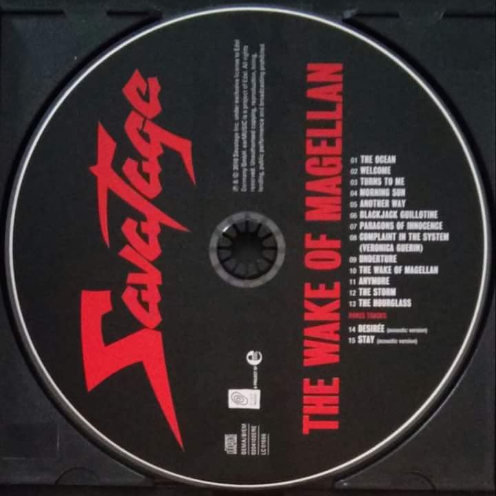 Savatage • The Wake Magellan CD 1997 Ear Music Germany 2010