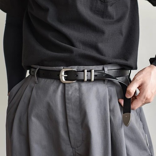 人気が高まるァッション海外通販サイト Our Legacy Belt Black Leather