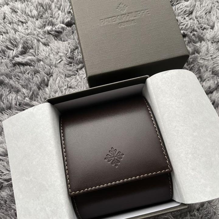 PATEK PHILIPPE 時計ケース ダークブラウン パテックフィリップ ノベルティ(非売品)レザー時計ケース1
