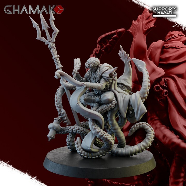 1x Abyssal Elves Yaris Farseer Of Deep Ghamak FÃ¼R Sigmar  Deepkin Lotan Elfen