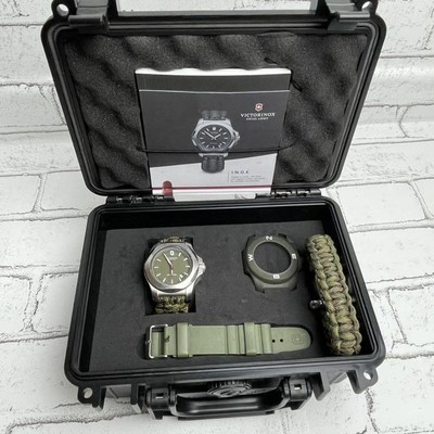 Victorinox Inox Professional Diver Titanium Watch Quartz Men 45mm Genuine Box