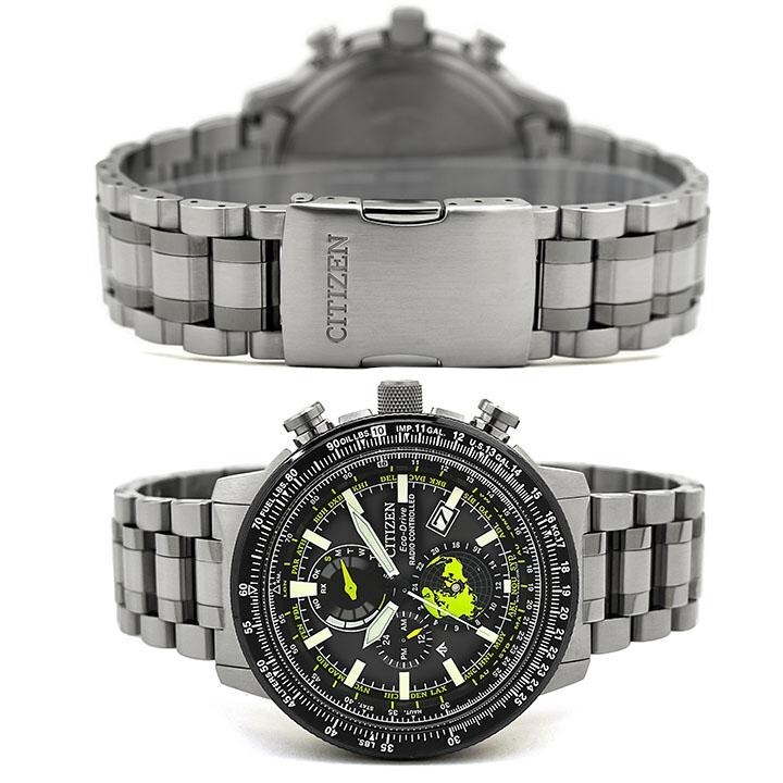 Pre-owned Citizen Promaster By3006-53e Sky Series Geo Trekker Eco Drive Men's Watch