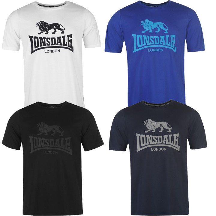 Lonsdale London LL Logo Lion T-Shirt Men S M L XL 2XL 3XL