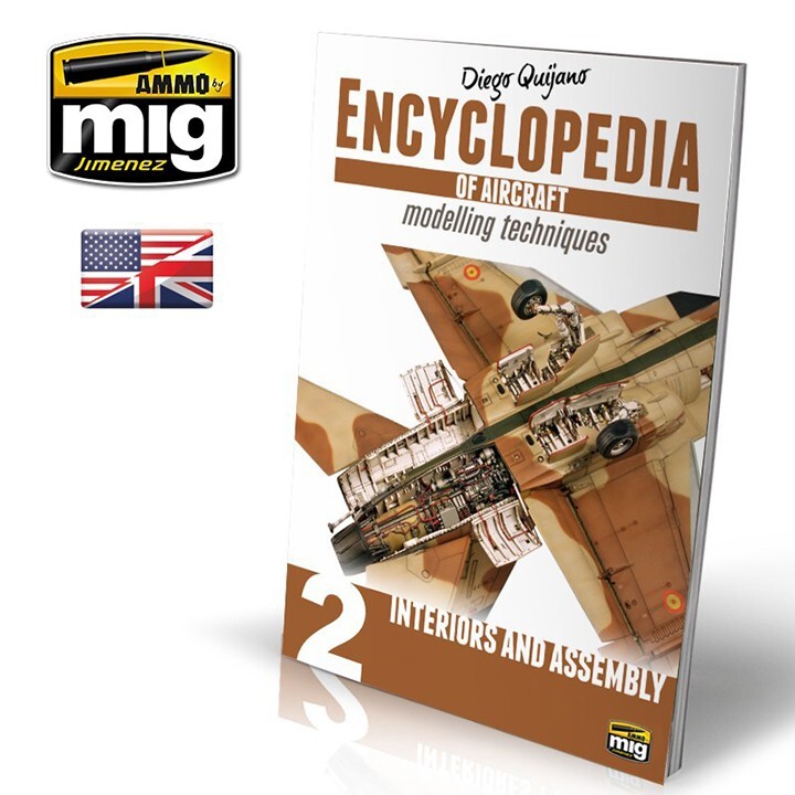 Mig ammo #6051 Encyclopedia of Aircraft Modelling Techniques VOL.2 : Interior