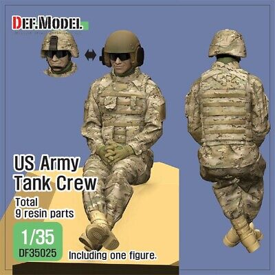 DEF Model 1/35 Modern US Army Tank crew rest Resin Figure Model Kit #DF35025