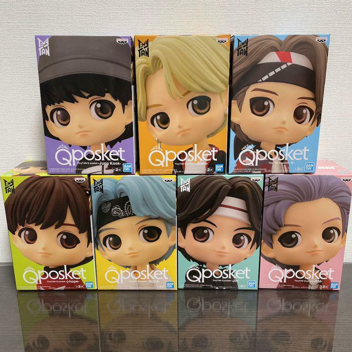 BTS TinyTAN Q Posket Figure A color Complete Set of 7