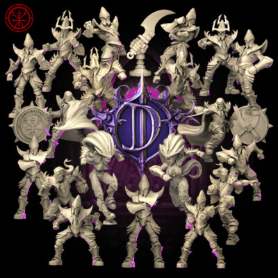 Games Workshop Blood Bowl ''The Dark Daggers'' Proxy Team - Torchlight
