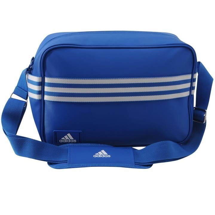 Adidas Originals Unisex Messenger Bag Blue 3 Stripes
