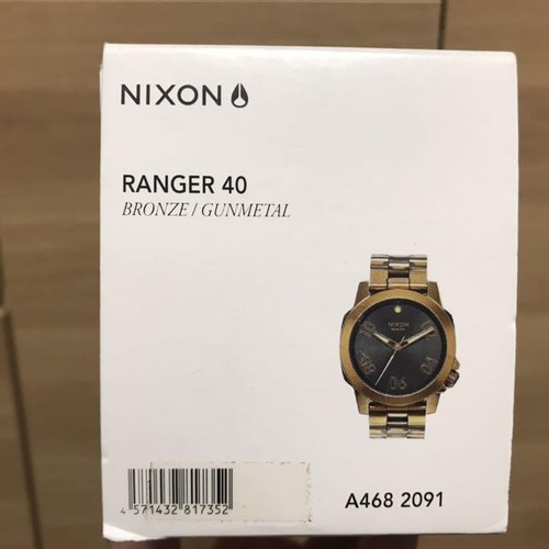 Nixon The Ranger 40 BRONZE GUNMETAL 100M Stainless Steel