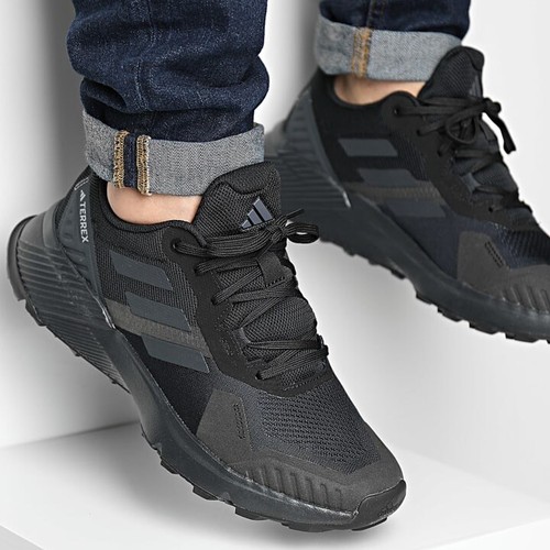 Adidas Terrex Soulstride Mens Size 8 Hiking Shoe Black Sneaker Outdoor #413