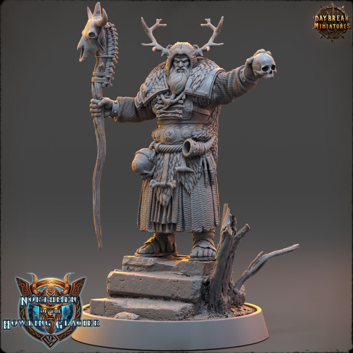 Daybreak Miniatures Northmen of the Howling Lokur  - Viking Warrior