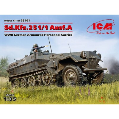 ICM #35101 1/35 Sd.Kfz.251/1 Ausf.A German Armoured Personnel Carrier