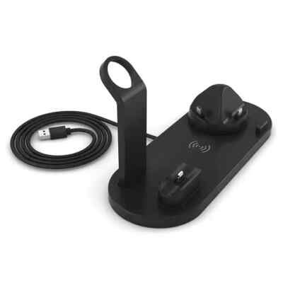 6 in 1 Fast Multi Function Charging Stand Wireless Phone Charging Station