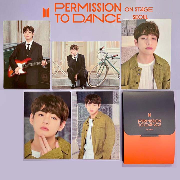 BTS 防弾少年団 TAEHYUNG V フォトフレーム A4 額縁 + スロ① BTS V Taehyung PTD PERMISSION TO DANCE On Stage SEOUL Mini