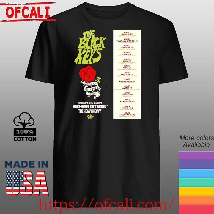 新品未使用　THE BLACK KEYS TOUR Tシャツ　サイズXL NEW The Black Keys No Rain No Flowers Tour 2025 Shirt All