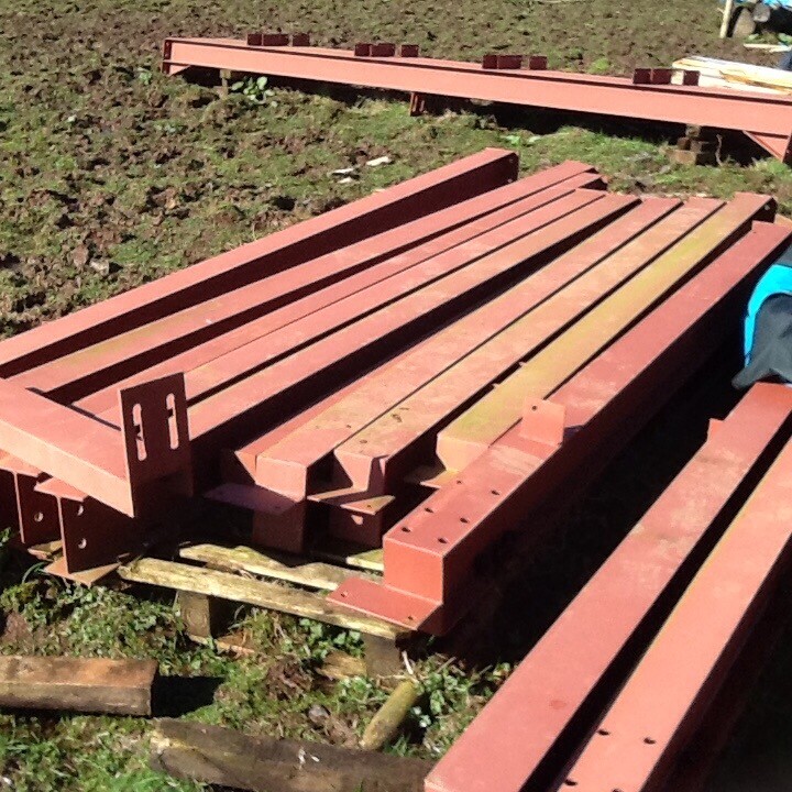 steel for shed 47ftx20ft in maghera, county londonderry