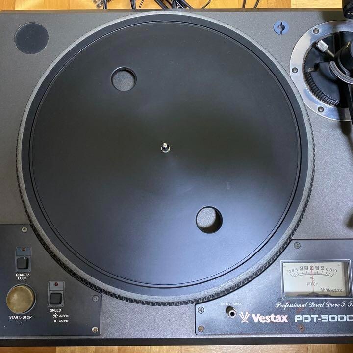 DJ機材 VESTAX PDT5000 Vestax PDT-5000 Direct Drive DJ Turntable Quartz Lock Vinyl