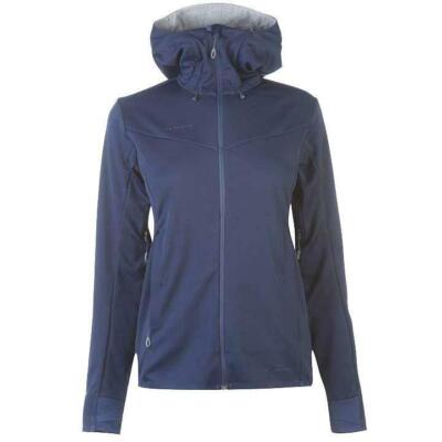 Mammut Ultimate V Hooded Softshell Jacket Coat Marine Titanium £210