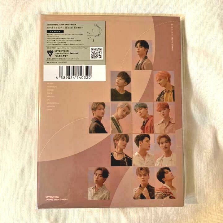 CARAT3期　SEVENTEEN SEVENTEEN 4th Album Face The Sun Carat Ver CD Photocard