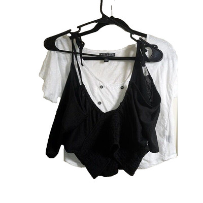 Juniors Size XL Crop Top Lot of 2; Jolie & Joy, Eye Candy Brands