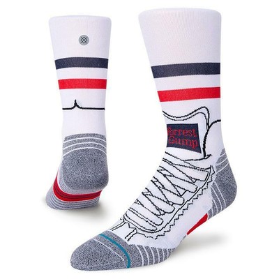 Men's Stance X Forrest Gump Run Forrest Run Crew Cotton Blend Medium Socks