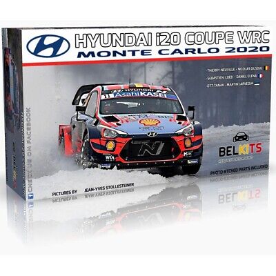 Belkit #BEL021  1/24 Hyundai i20 Coupe WRC 2020 Monte Carlo Rally Winner