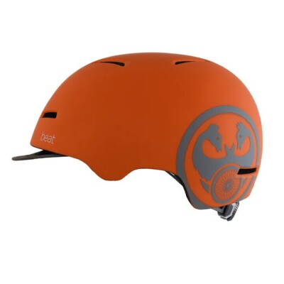 Freetown - Beat Bike Helmet Secure, Dial Fit, EPS Integrated Chin Pad - Orange