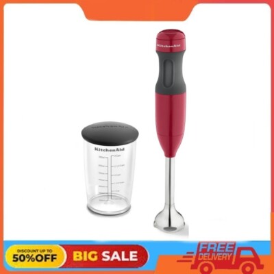 KitchenAid  2-Speed Hand Blender, Empire Red, KHB1231