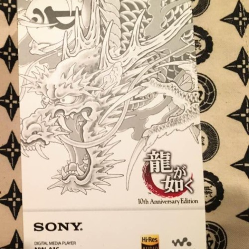 Walkman NW A16 YAKUZA Ryu Ga Gotoku SONY NW-A16 SEGA Game A