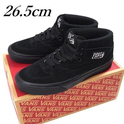 US 8.5 R543 New VANS Vans HALF CAB Half Cab Suede Sneakers USA Planning Black