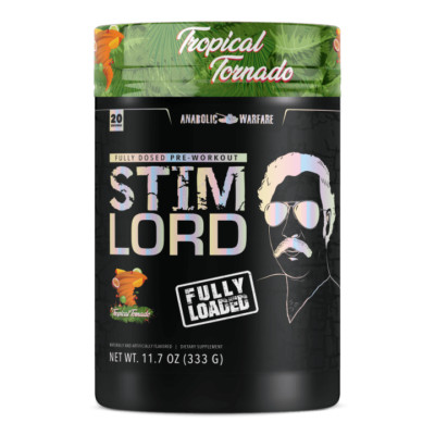 ANABOLIC WARFARE STIM LORD FULLY LOADED Pre-Workout 40 Serving Pump Energy Focus