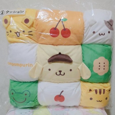 Sanrio Pompompurin Atari Kuji No.2 Cushion 35×39×8cm Japan Limited 2024 New
