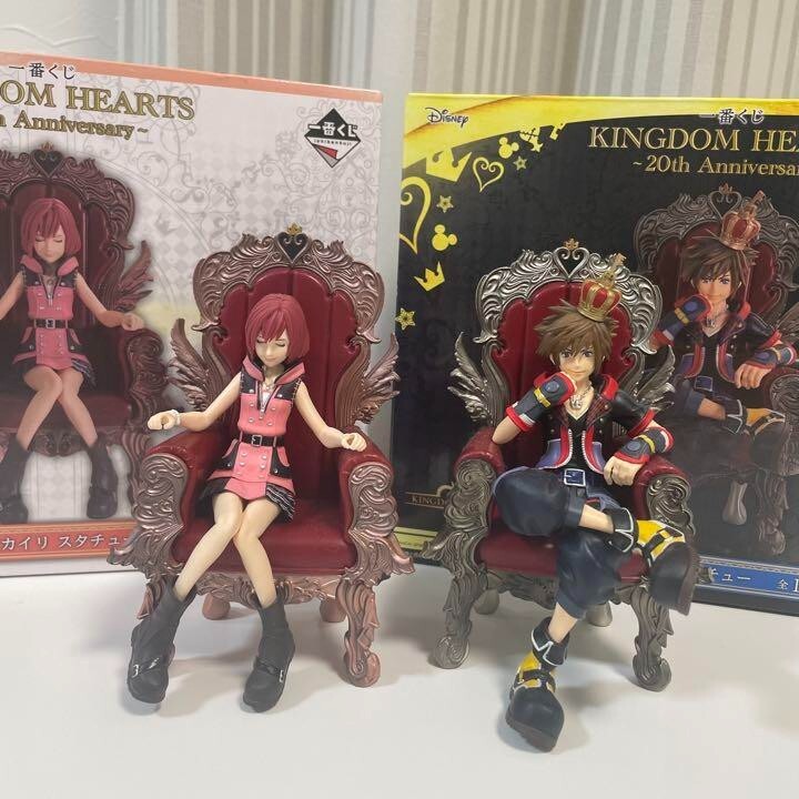 KINGDOM HEARTS 20th Anniversary ソラ　カイリ RARE Kingdom Hearts 20th Anniversary Sora Kairi Statue